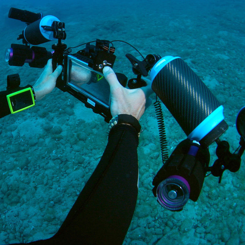 DIVEVOLK Remote Control with 2pcs Optic Fibre Cable