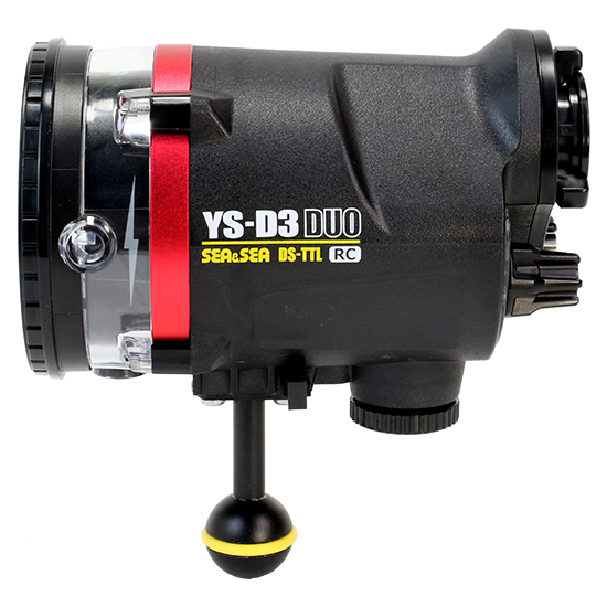 Sea&Sea YS-D3 DUO RED(DOES NOT INCLUDE FIBRE OPTIC CABLE)