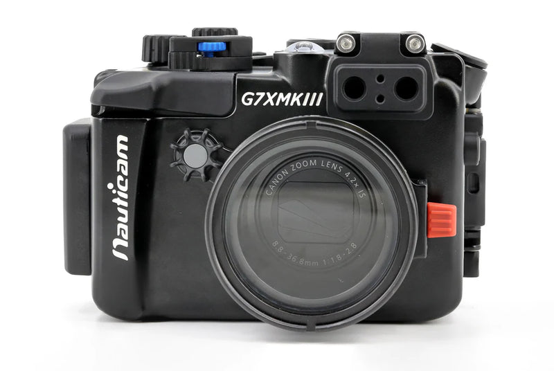 NAUTICAM NA-G7XIII Pro Package (inc. flexitray, right handle, two mounting balls, M14 vacuum valve, shutter extension)
