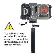 DIVEVOLK Dual Lock Selfie Stick