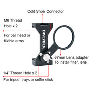 DIVEVOLK Expansion Clamp with 67mm adapters arm