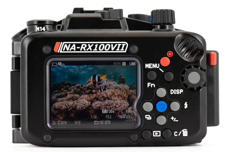 NAUTICAM NA-RX100VII Pro Package (Inc. flexitray, right handle, two mounting balls, M14 vacuum valve, shutter extension)