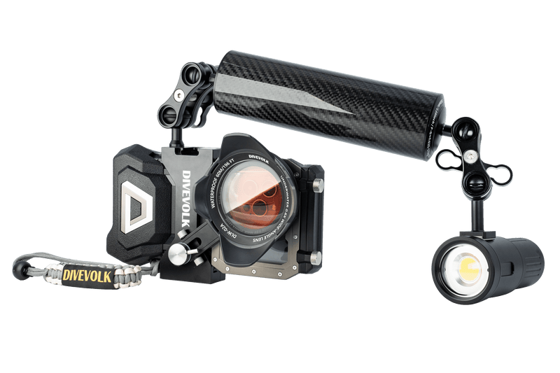 DIVEVOLK M6 and 1/4" Tread Ball Head