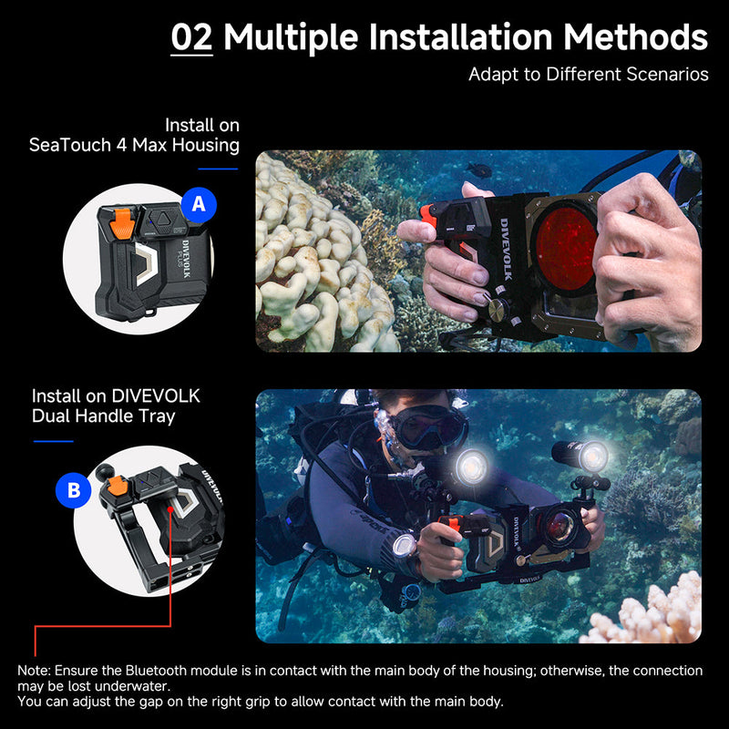 DIVEVOLK Underwater External Shutter