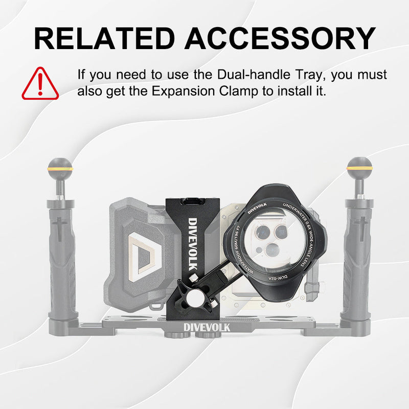DIVEVOLK Dual Handle Tray
