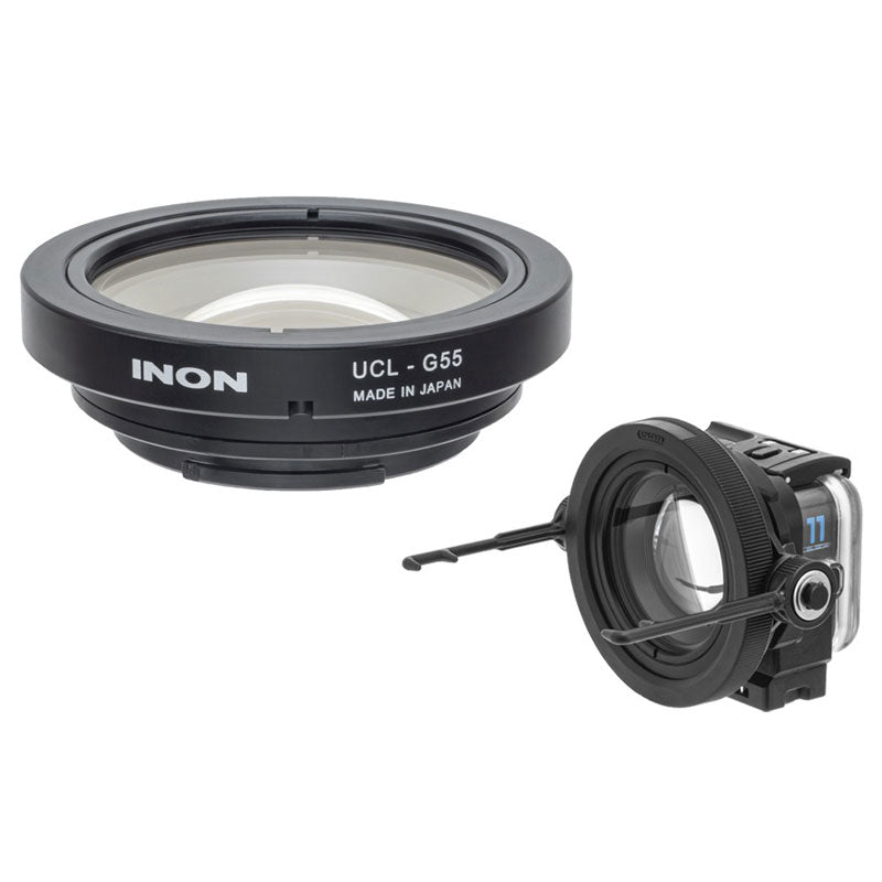 INON UCL-G55 SD Underwater Close-up Lens (incl. Focus Stick)