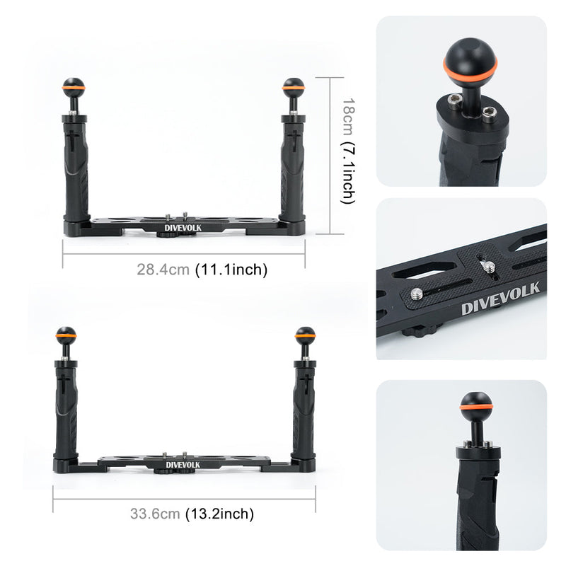 DIVEVOLK Dual Handle Tray