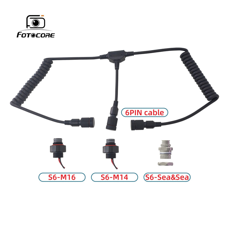 FOTOCORE 1-2 6PIN Cable Set