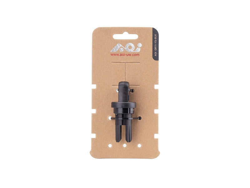 AOI Quick Release System -  11 Male Insert in YS Mount - Black Color