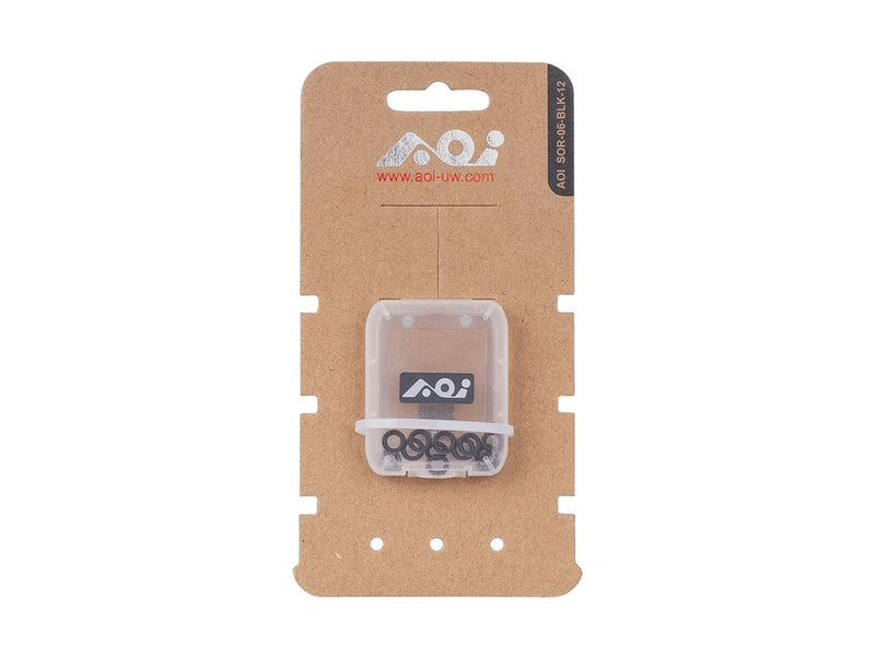 AOI O - Ring for Fiber Optic Cable - Black Color - 12pcs