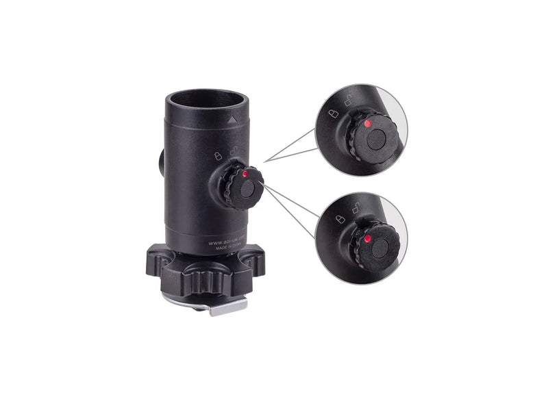 AOI Quick Release System -  11 Base with Cold Shoe Mount - Black Color