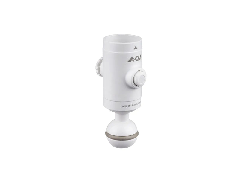 AOI Quick Release System -  11 Base with Ball Mount - White Color