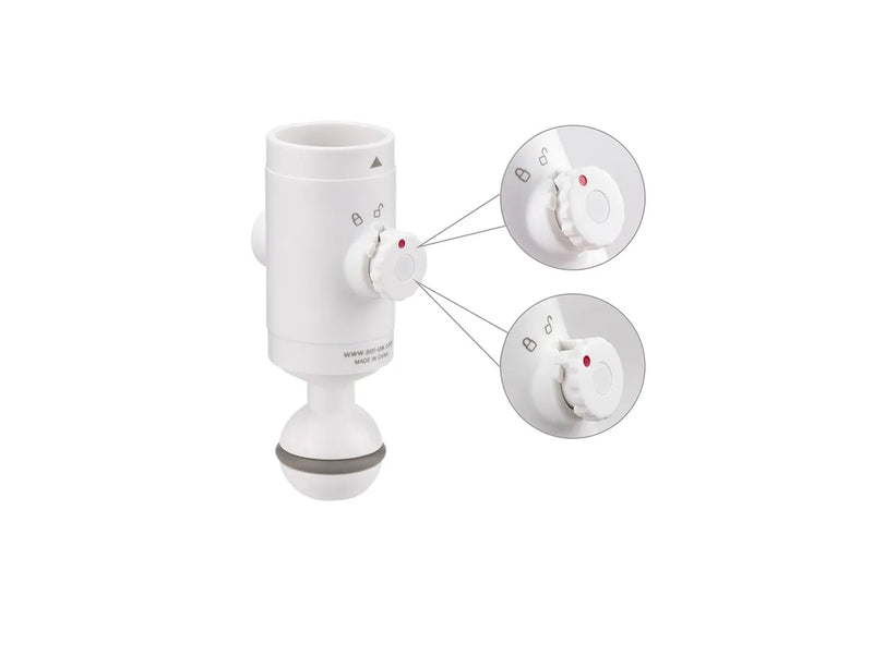 AOI Quick Release System -  11 Base with Ball Mount - White Color