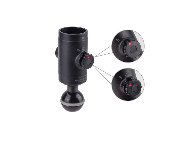 AOI Quick Release System -  11 Base with Ball Mount - Black Color