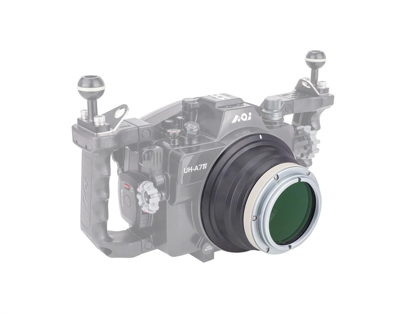 AOI Flat Port -  55 for AX Port Mount Housing (50mm Macro)