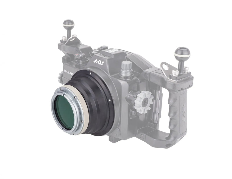 AOI Flat Port -  55 for AX Port Mount Housing (50mm Macro)