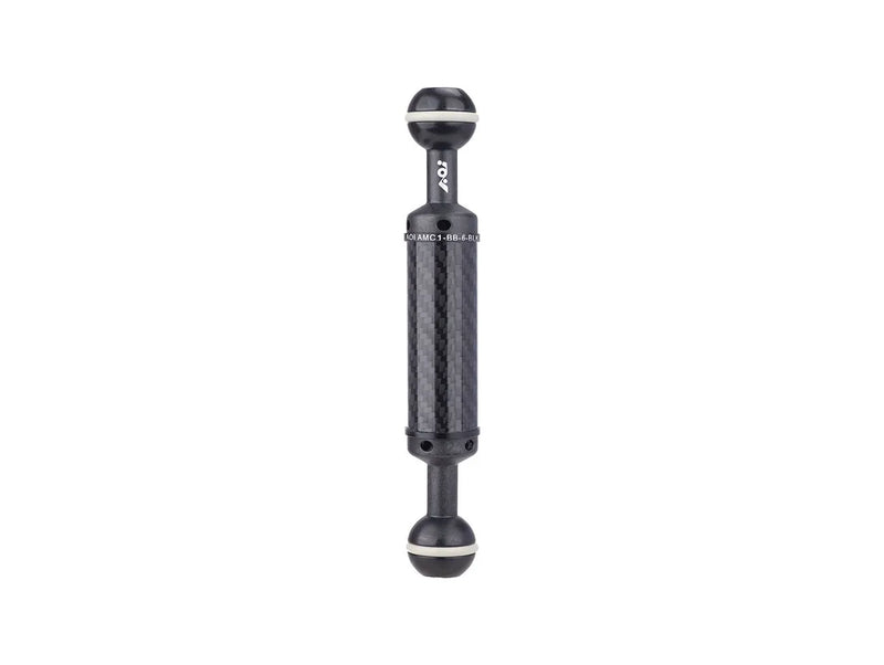 AOI 6" Ball to Ball Carbon Fiber Arm - 1 - Black Color
