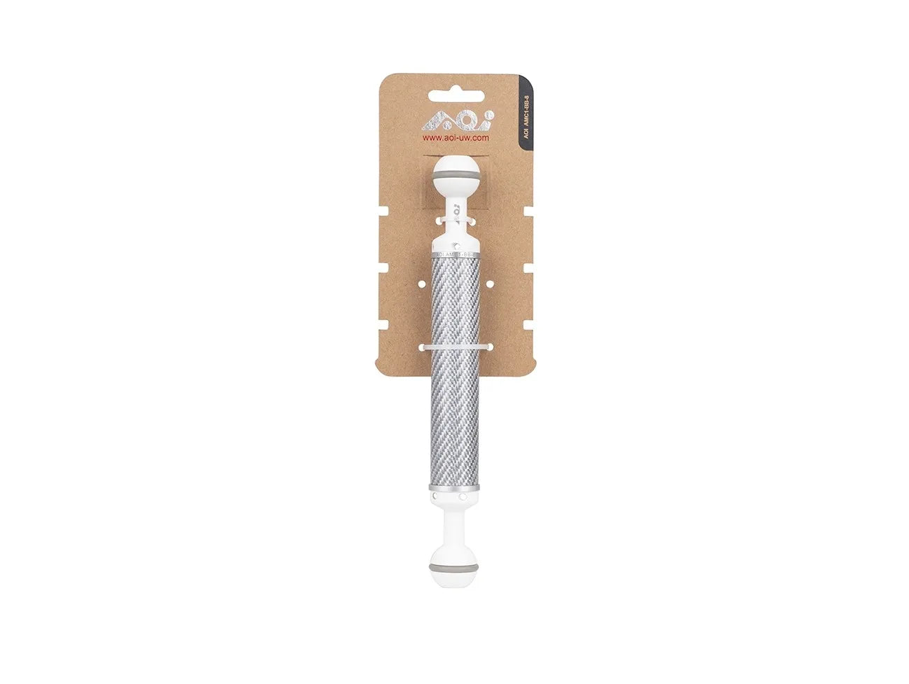 AOI 8" Ball to Ball Carbon Fiber Arm - 1 - Silver Color