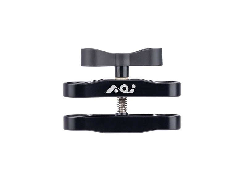AOI Ball Clamp -  05 - Black Color (76mm Hole to Hole Distance)