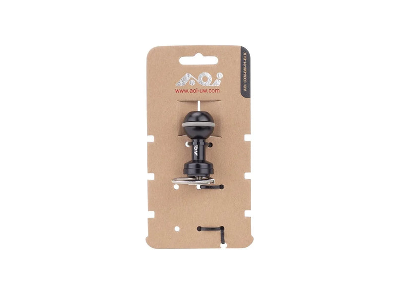 AOI Cold Shoe Mount Base to Ball Mount -  01 - Black Color