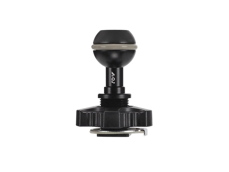 AOI Cold Shoe Mount Base to Ball Mount -  02 - Black Color