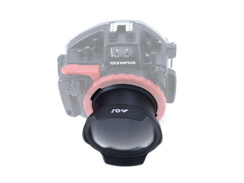 AOI 4" Glass Semi Dome for OM - D Mount Housing