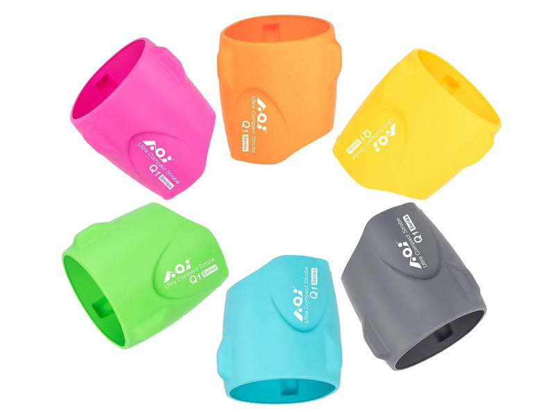 AOI Protective Silicone Sleeve -  01 for Q1 Series - 2pcs - Aqua Color
