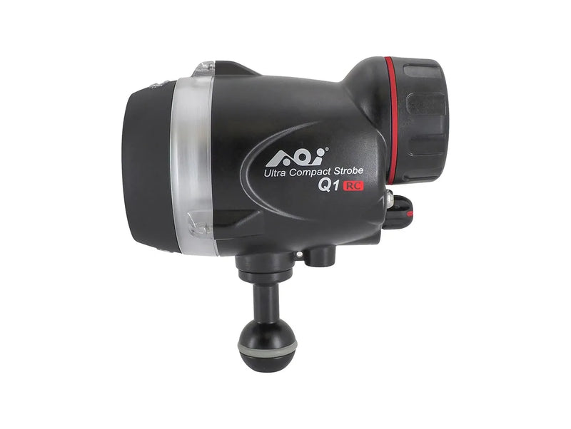 AOI Underwater Ultra Compact Strobe - Q1RC - Black Color