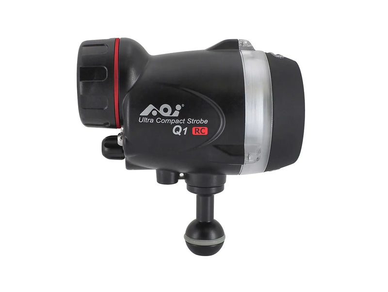 AOI Underwater Ultra Compact Strobe - Q1RC - Black Color
