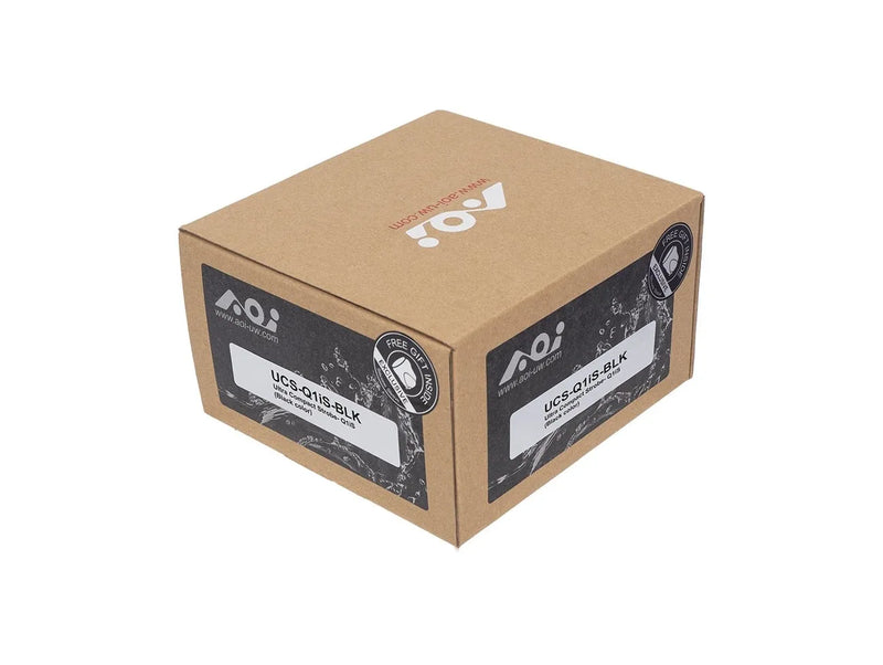 AOI Underwater Ultra Compact Strobe - Q1i with Silicone Sleeve - Black Color