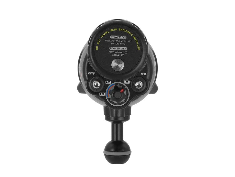 AOI Underwater Ultra Compact Strobe - Q1i with Silicone Sleeve - Black Color