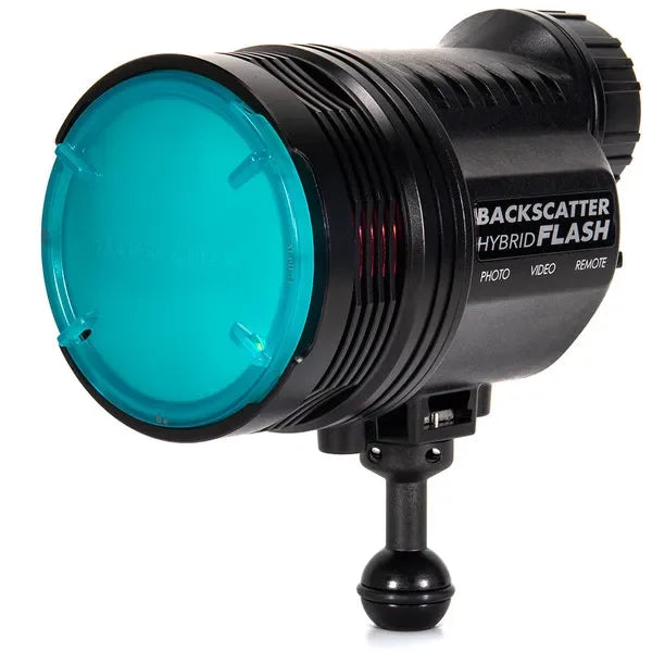 Backscatter Hybrid Flash Ambient Blue Diffuser Package