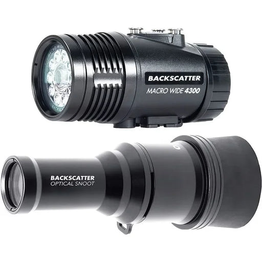 Backscatter MW-4300 and OS-1 Video Light and Snoot Package