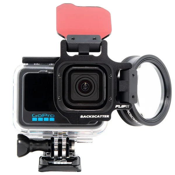 Backscatter FLIP13 Pro Package with SHALLOW & DIVE Filters & +15 MacroMate Mini Lens for GoPro HERO 5-13