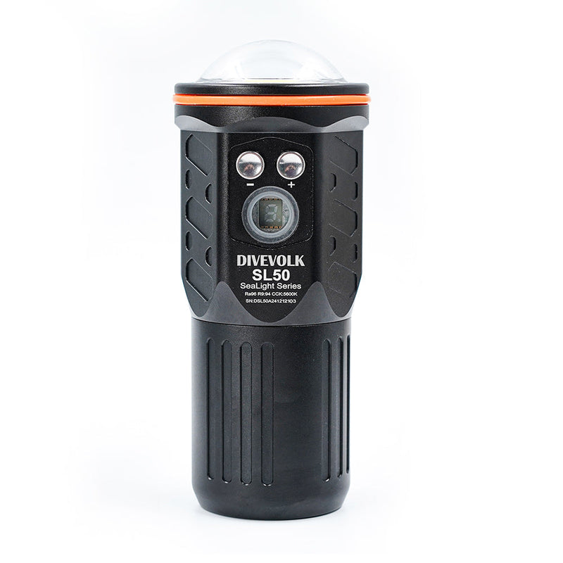 DIVEVOLK SL50 Professional Underwater Video Light 5600 Lumens