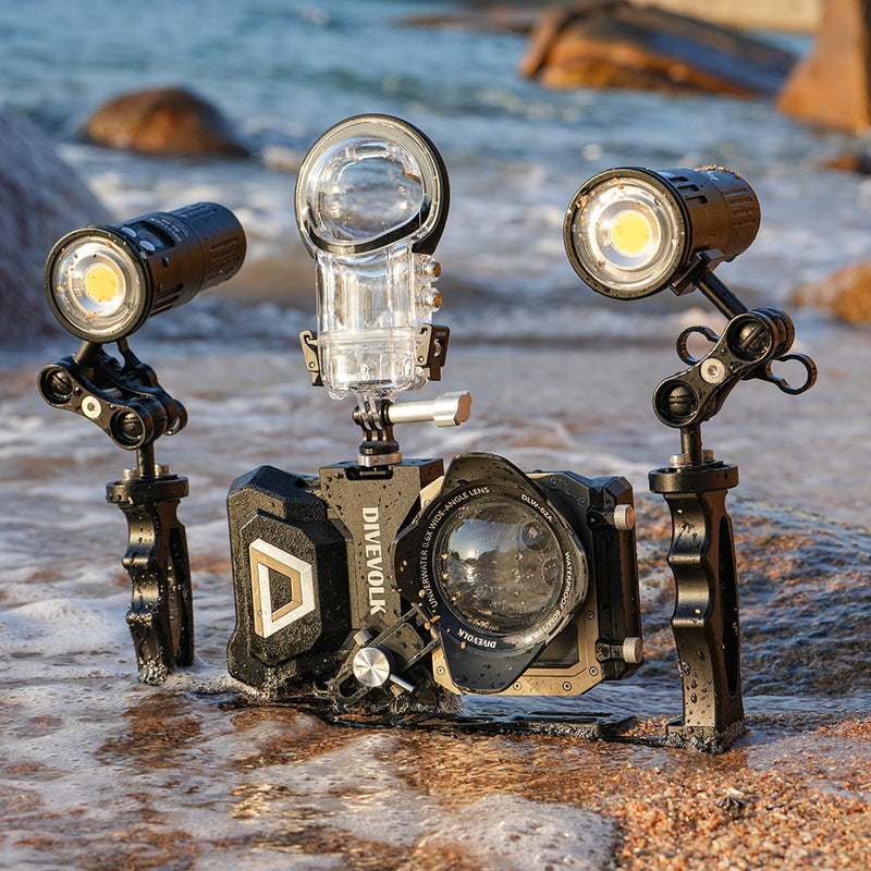 DIVEVOLK Expansion Clamp with 67mm adapters arm
