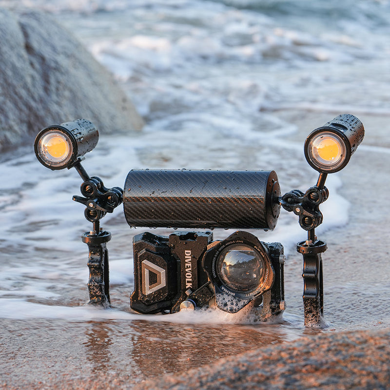 DIVEVOLK Triple Ball Joint Clamp