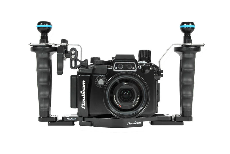 NAUTICAM NA-RX100V Pro Package (Inc. flexitray, right handle, two mounting balls, M14 vacuum valve, shutter extension)
