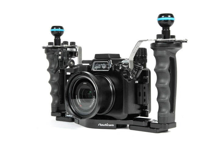 NAUTICAM NA-RX100V Pro Package (Inc. flexitray, right handle, two mounting balls, M14 vacuum valve, shutter extension)