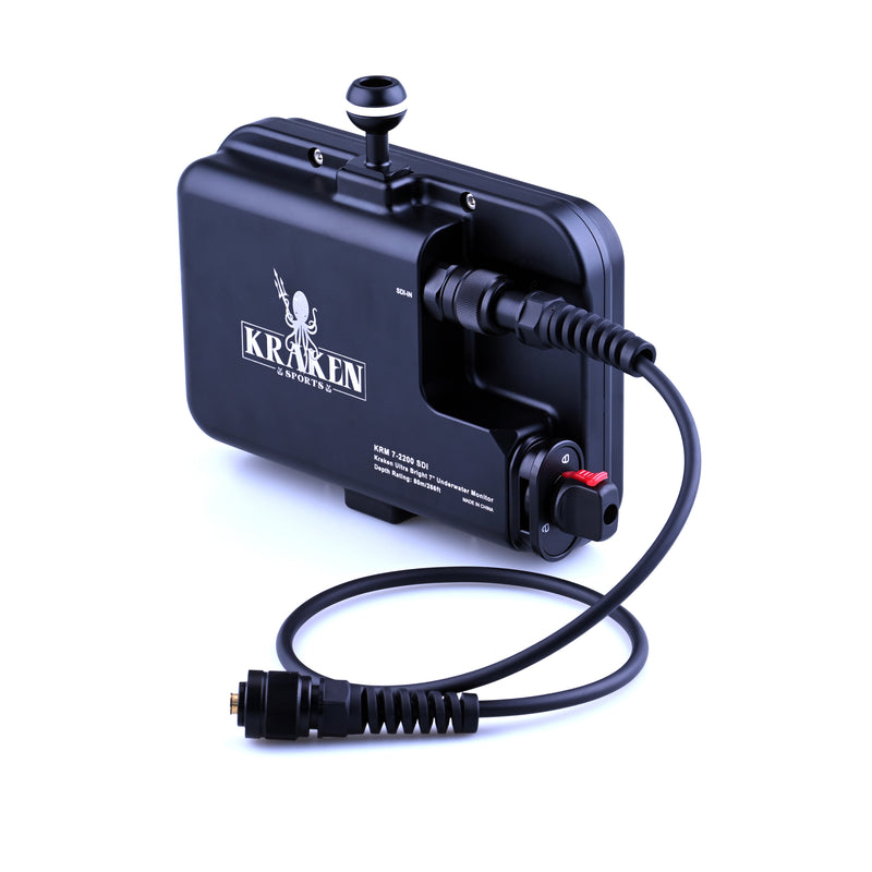 Kraken 7-inch 2200 Nit SDI Monitor - angled view