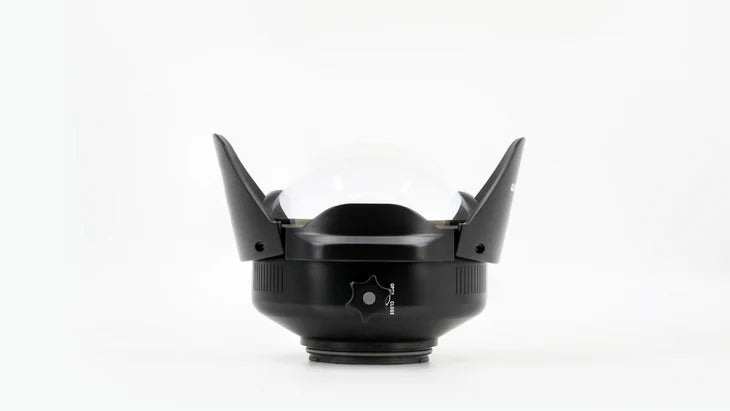 Nauticam N120 0.57x Wide Angle Conversion Port - 2 (WACP-2) 140 Deg. FOV with Compatible 14mm Lenes (incl. float collar)