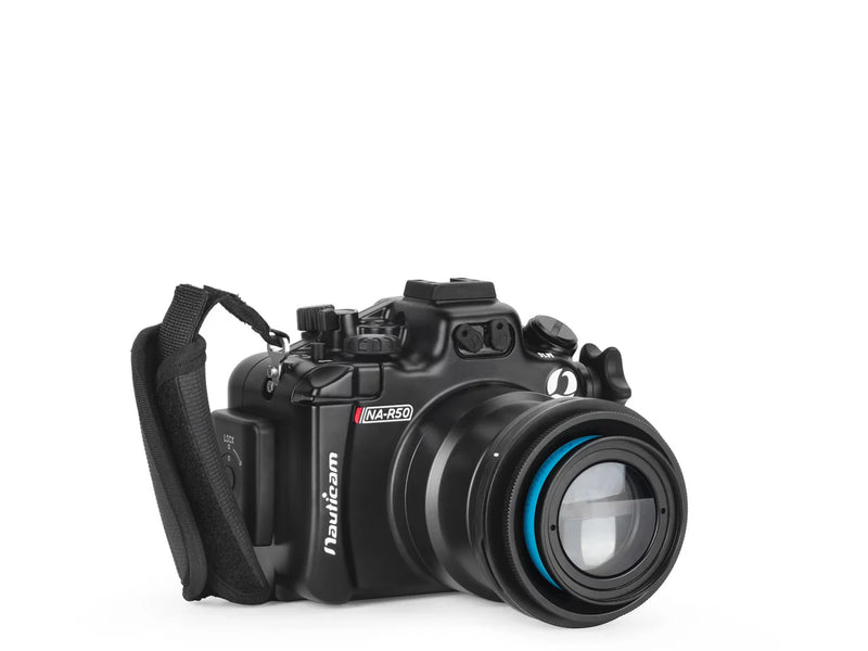 NAUTICAM NA-R50 Housing for Canon EOS R50 with RF-S 18-45 F4.5-6.3 IS STM Lens