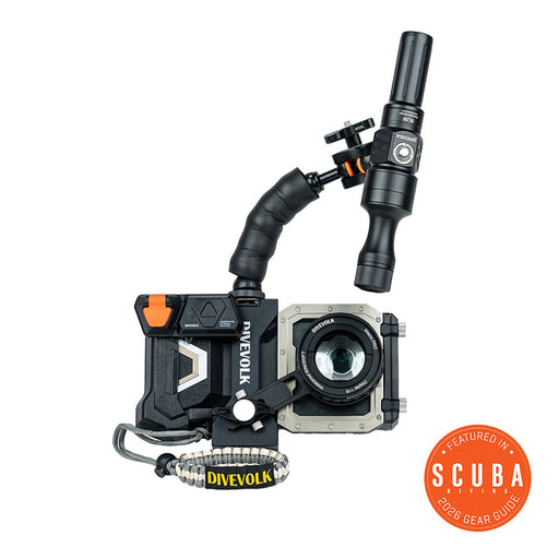 DIVEVOLK SeaTouch 4 MAX PLUS Underwater Advance Macro kit  for iPhone and most Android, macro photography dive housing
