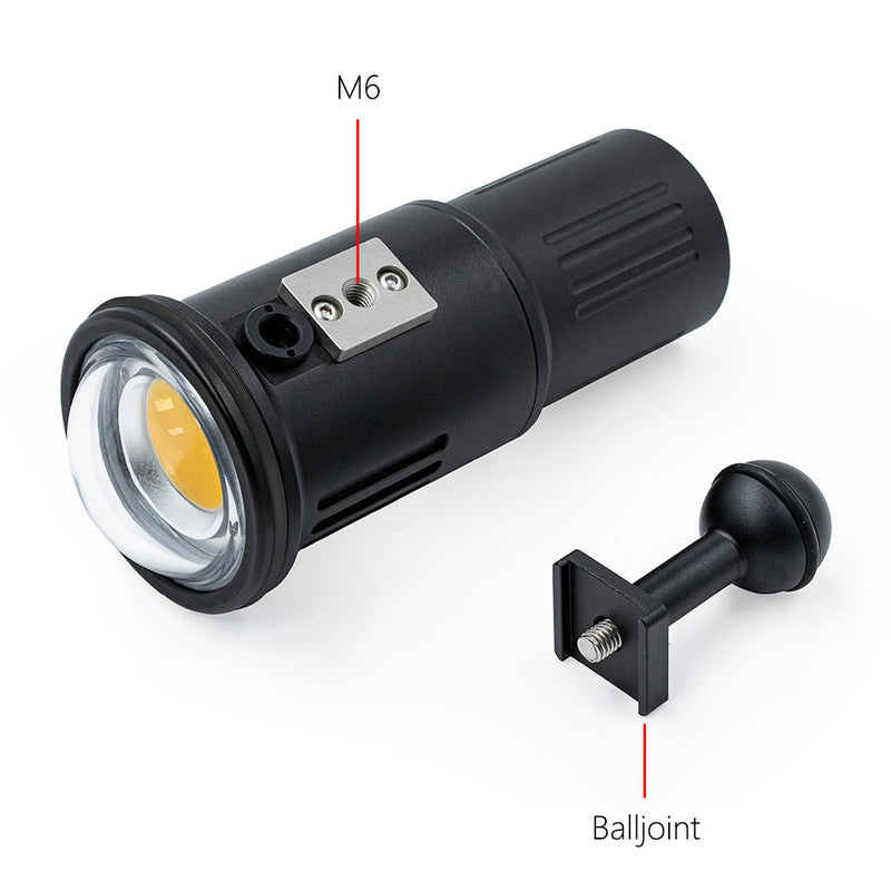 DIVEVOLK SL120 underwater video light 12000 lumens