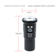DIVEVOLK SL120 underwater video light 12000 lumens