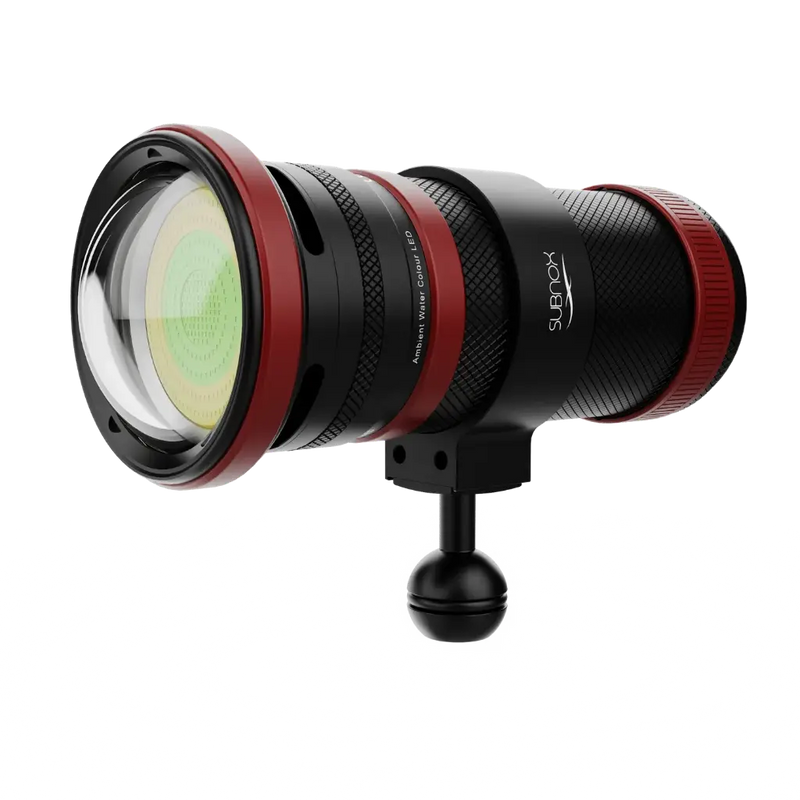 Subnox SUB10KEF Wide Angle Video Light -  10,000 Lumens With Daylight 5600K & Ambient (BLUE) Water Colour