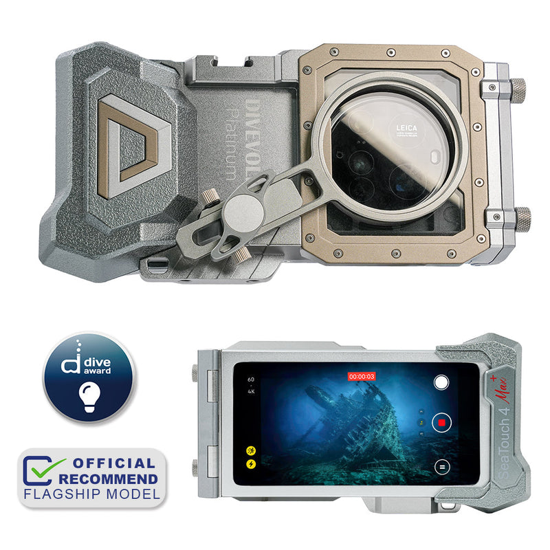 DIVEVOLK SeaTouch 4 Max Platinum Underwater Housing