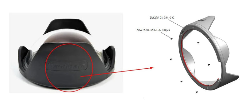 Nauticam Shade for 230mm Optical Glass Fisheye Dome Port II