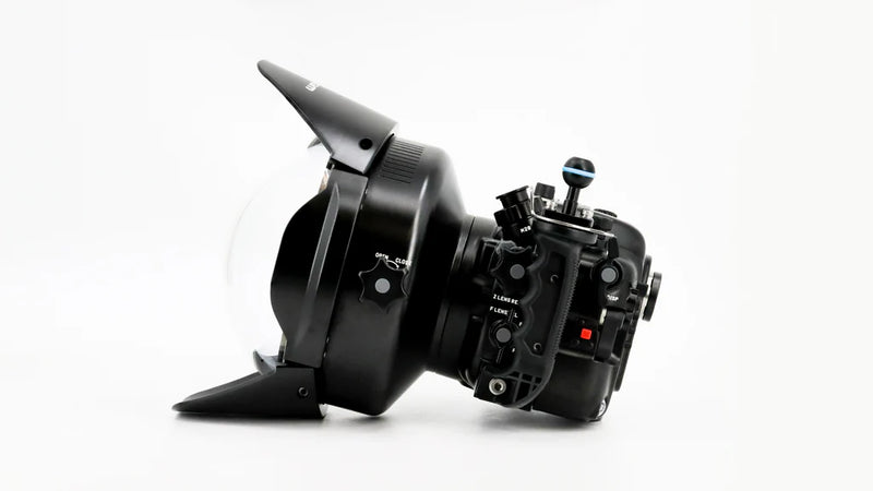 Nauticam N120 0.57x Wide Angle Conversion Port - 2 (WACP-2) 140 Deg. FOV with Compatible 14mm Lenes (incl. float collar)