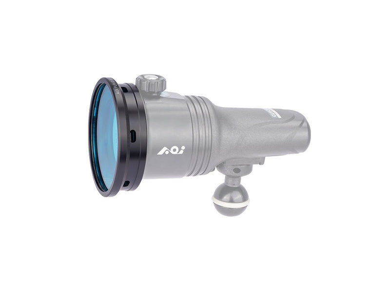 AOI FLR-02 Aqua-Blend Filter mounted